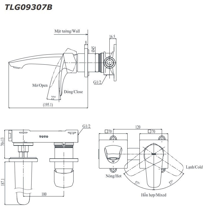 voi-lavabo-gat-gu-nong-lanh-gan-tuong-gm-toto-tlg09307b