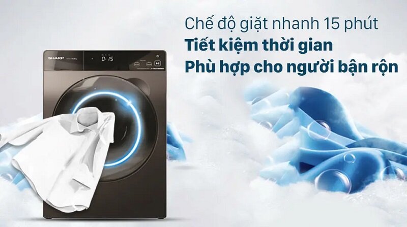 Máy giặt Sharp Inverter 10.5 kg ES-FH105BV-B