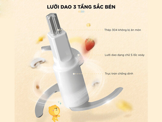 Lưỡi dao 3 tầng sắc bén Bear GR-B06V1