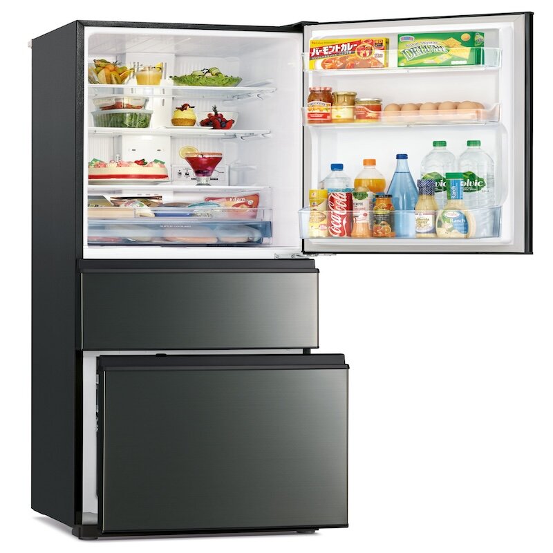 Tủ lạnh Mitsubishi Electric MR-CX46ER được thiết kế với các khay thủy tinh chịu lực cao