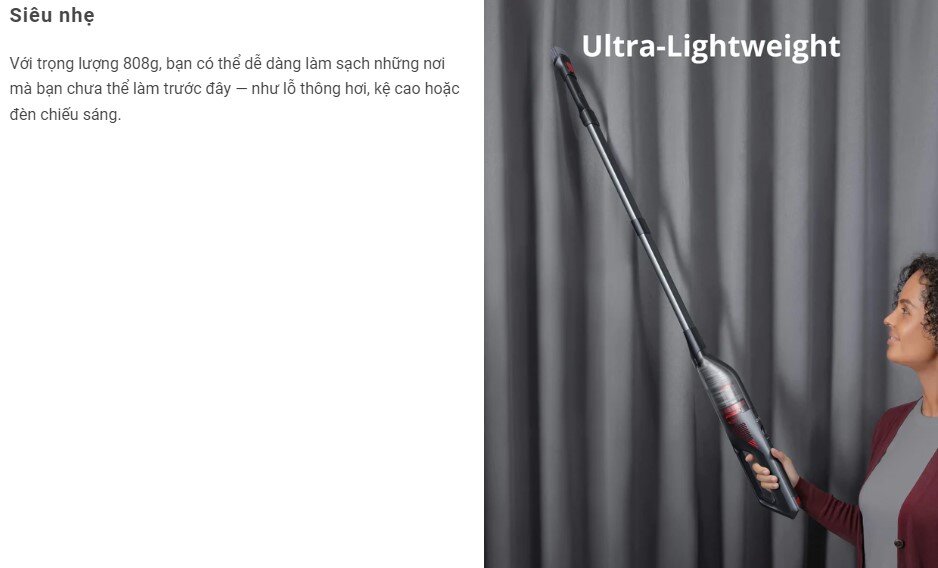 Máy hút bụi cầm tay Anker Eufy HomeVac H30 Infinity - T2522 - Màu đen