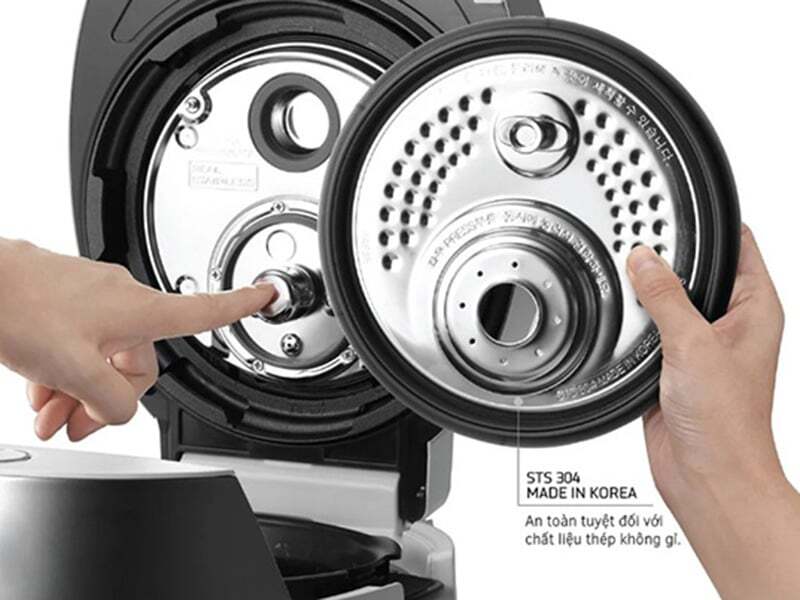 Chất liệu an toàn Nồi cơm điện tử cao tần Cuckoo CRP-LHTR1010FD 1.8 lít