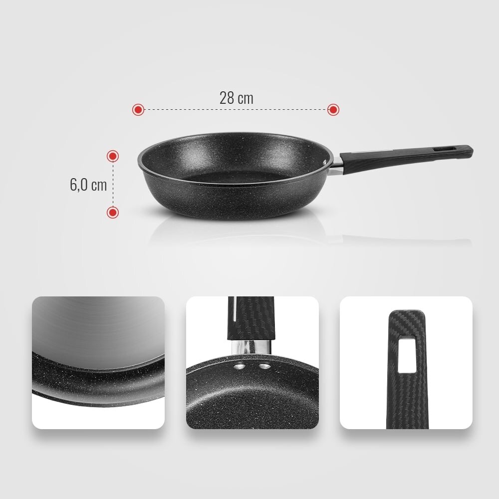 Chảo đáy từ có đường kính 28cm Chảo đáy từ