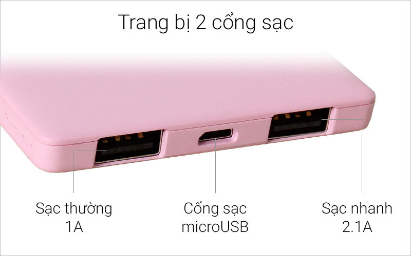 Pin sạc dự phòng Polymer 5.000 mAh eSaver JP85 Pin sạc dự phòng Polymer 5.000 mAh eSaver JP85