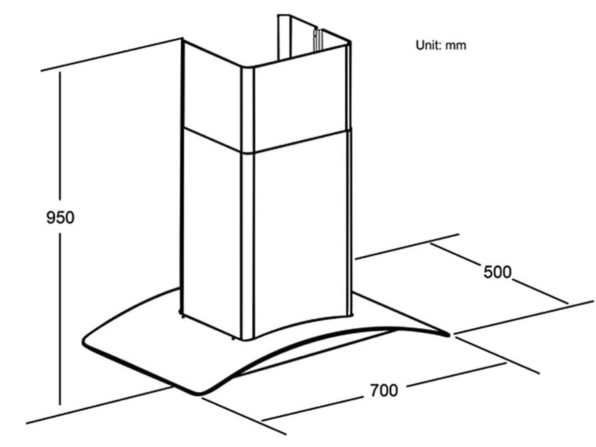 Máy hút mùi Spelier SP-654GT