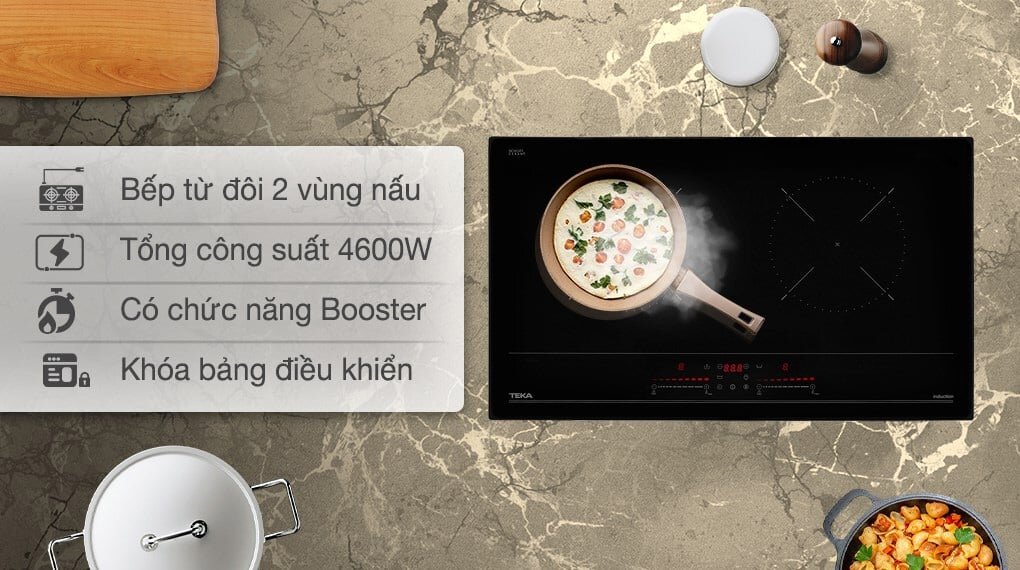 Bếp từ đôi lắp âm Teka IBC 7322 S