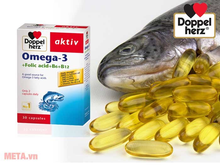 Thực phẩm bảo vệ sức khỏe Doppelherz Aktiv Omega 3 (30 viên)