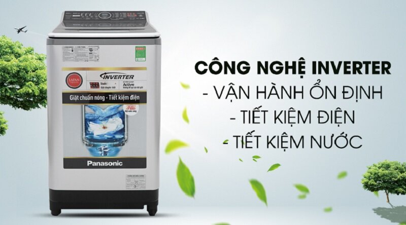 Máy giặt Panasonic Inverter 11.5 kg NA-FS11X7LRV công nghệ inverter