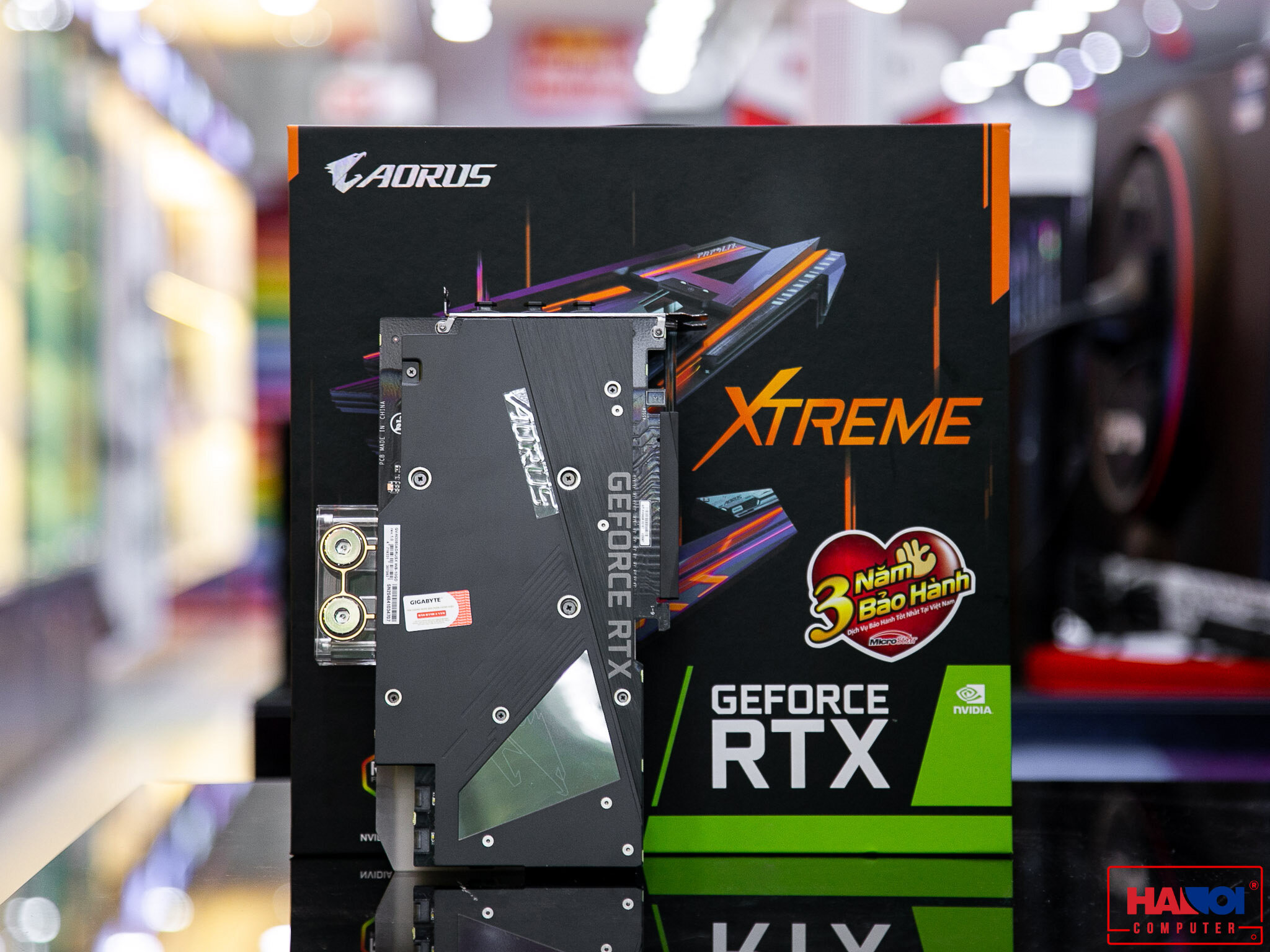 Card màn hình Gigabyte RTX 3090 AORUS XTREME WATERFORCE WB
