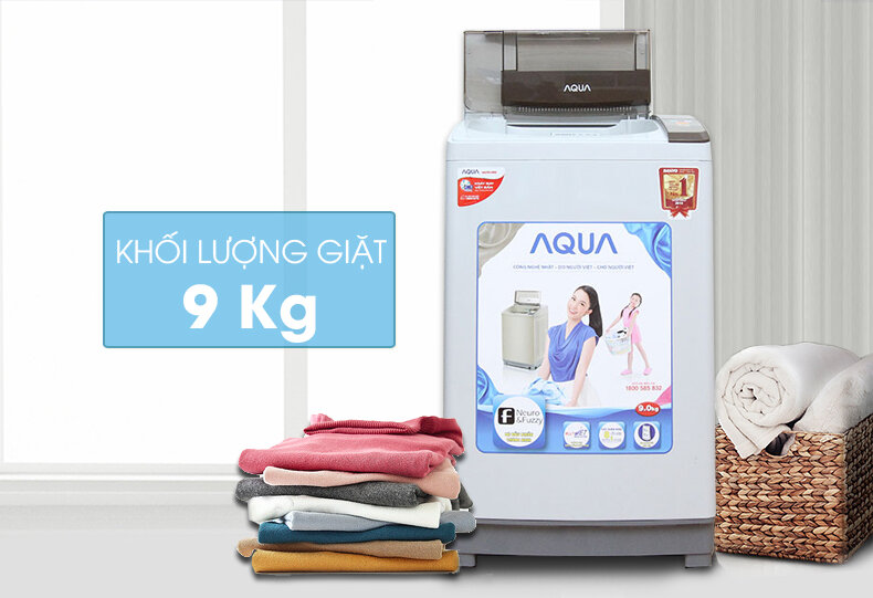 Máy giặt Aqua 9kg AQW-S90ZT Máy giặt Aqua 9kg AQW-S90ZT