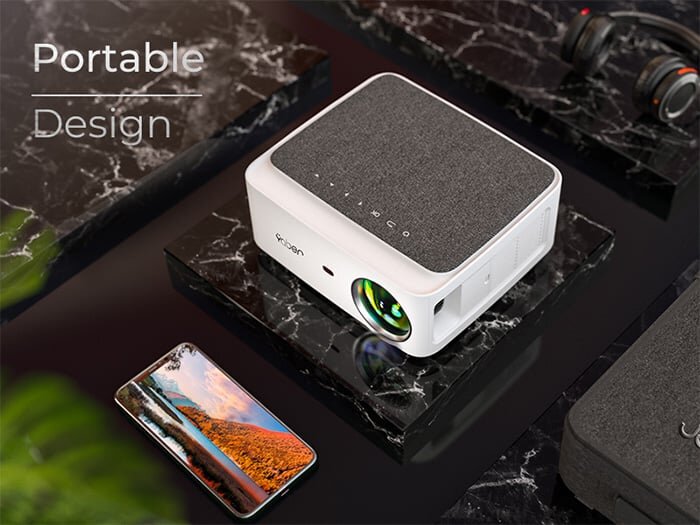 Máy có thiết kế tinh tế Máy chiếu Yaber V6 Pro