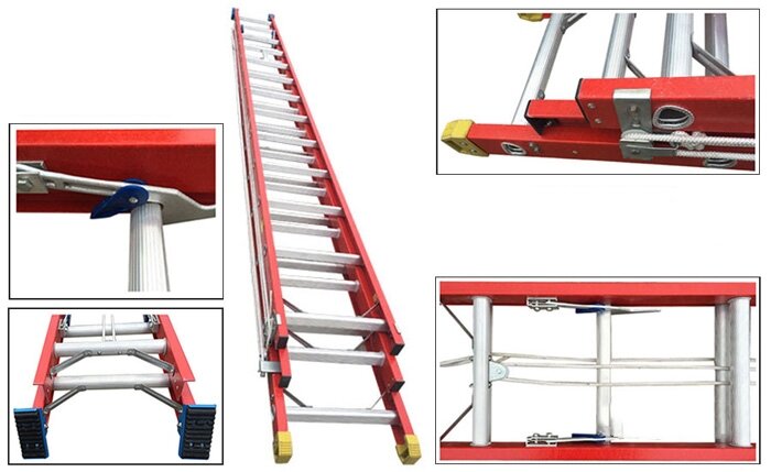 Thang cách điện ba đoạn Nikawa NKL-120 Thang cách điện ba đoạn Nikawa NKL-120