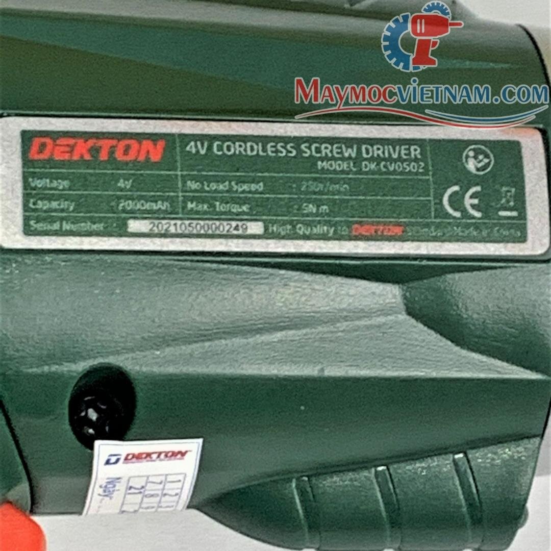 Máy vặn vít pin Dekton DK-CV0502