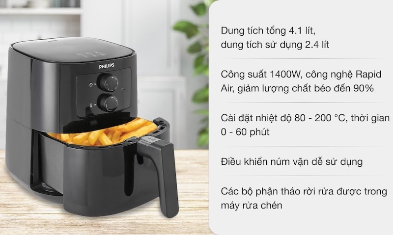 Thực đơn cài đặt sẵn, sử dụng đa năng