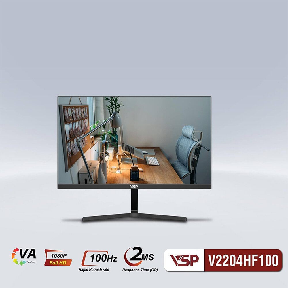 Màn hình VSP V2204HF100 đen