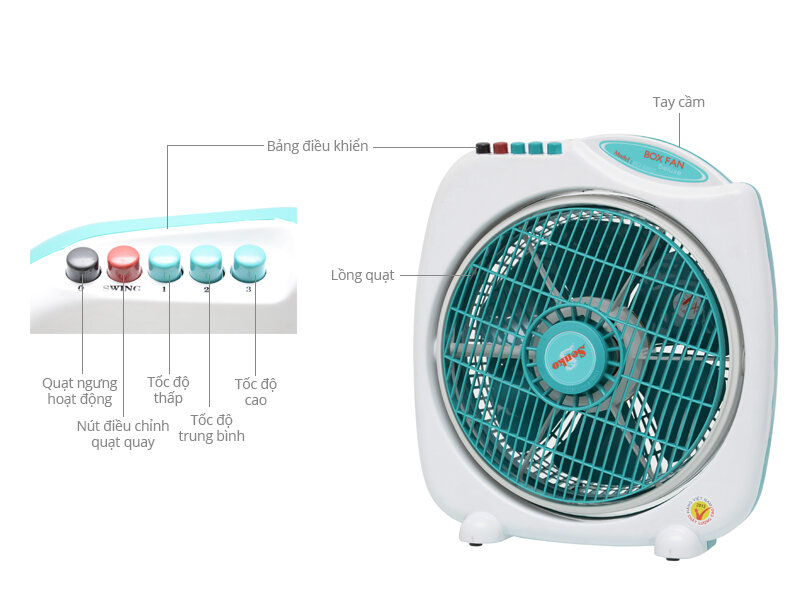 Quạt hộp Senko BD8860