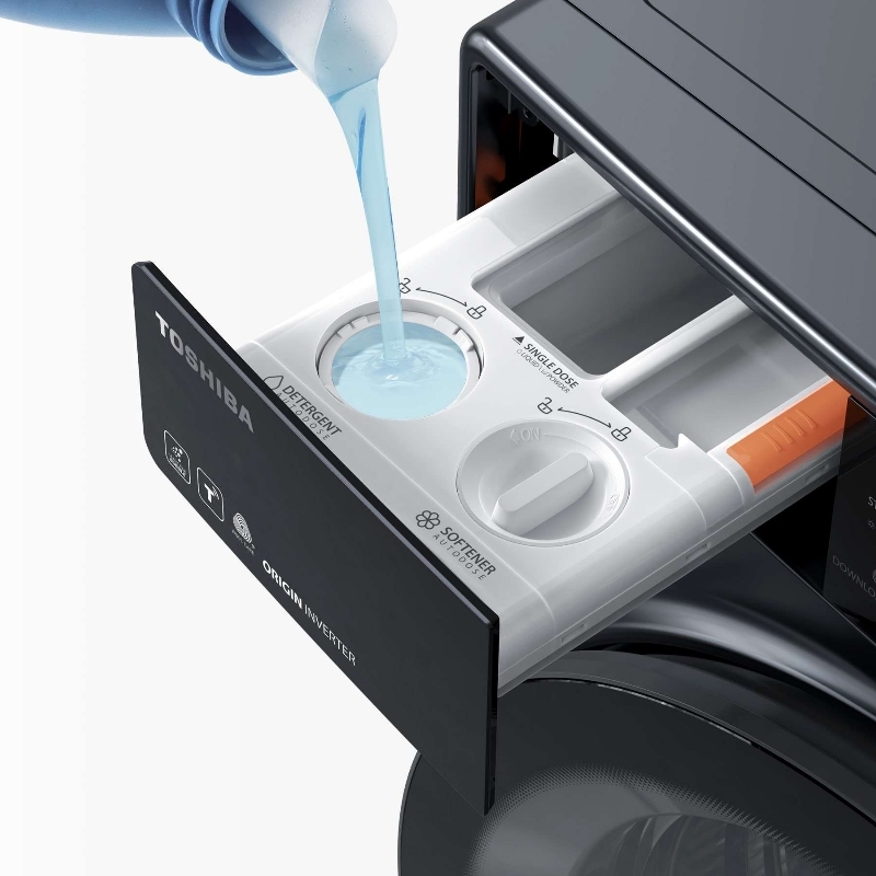 Máy giặt sấy Toshiba Inverter 10.5 kg TWD-T25BZU115MWV(MG) 4 Máy giặt sấy Toshiba Inverter 10.5 kg TWD-T25BZU115MWV(MG) khay chứa nước xả