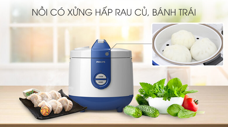 Nồi cơm điện Philips 2 lít HD3119 Nồi cơm điện Philips 2 lít HD3119