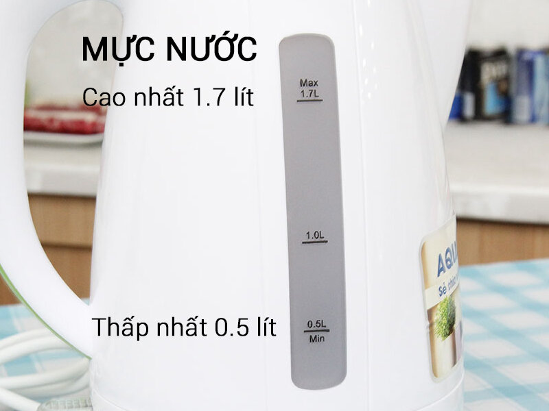 Bình siêu tốc Sanyo SJK-F733 1.7 lít Bình siêu tốc Sanyo SJK-F733 1.7 lít