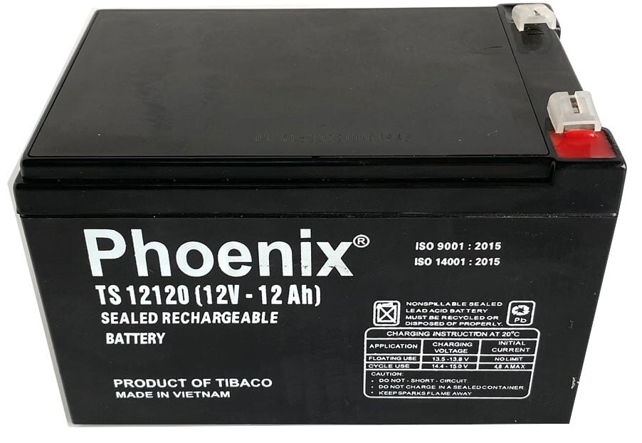 Ắc quy Phoenix có dung lượng 12Ah Ắc quy Phoenix