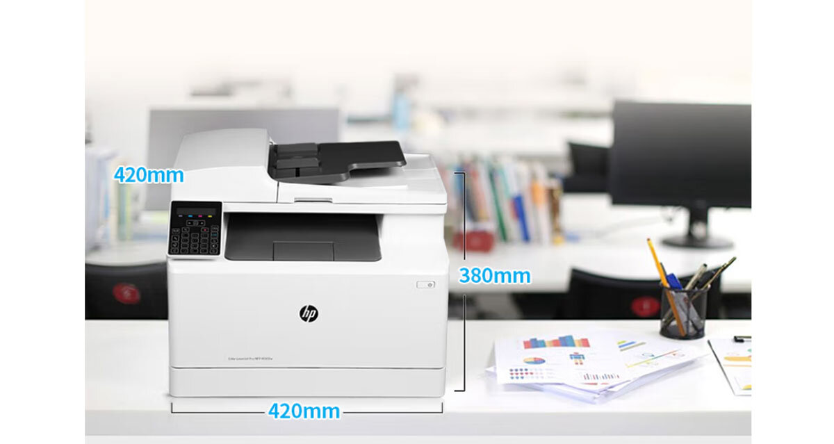 Máy in laser màu đa chức năng HP Pro MFP M183fw (7KW56A) 