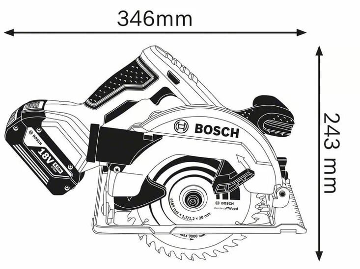 Bosch GKS18V-57