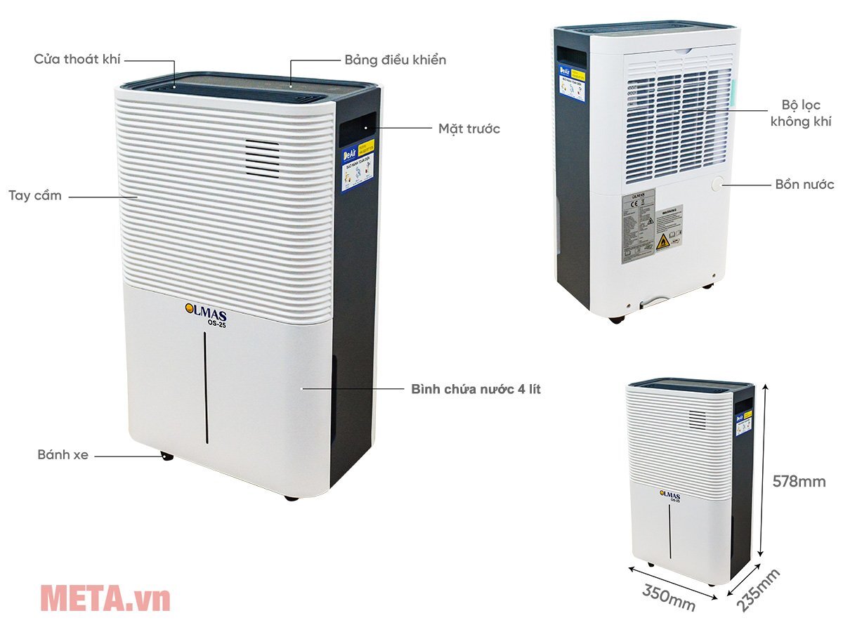 Máy hút ẩm Olmas OS-25L