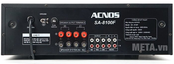 Amply Acnos SA-8100F Amply Acnos SA-8100F