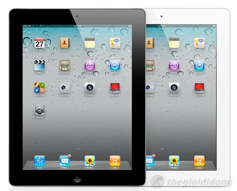 iPad 2 3G 16Gb với lựa chọn 2 màu trắng và đen