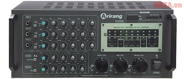 Máy tăng âm amply karaoke Arirang DX 558