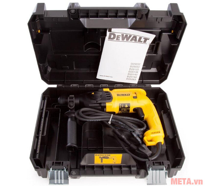 Máy khoan búa Dewalt D25033K