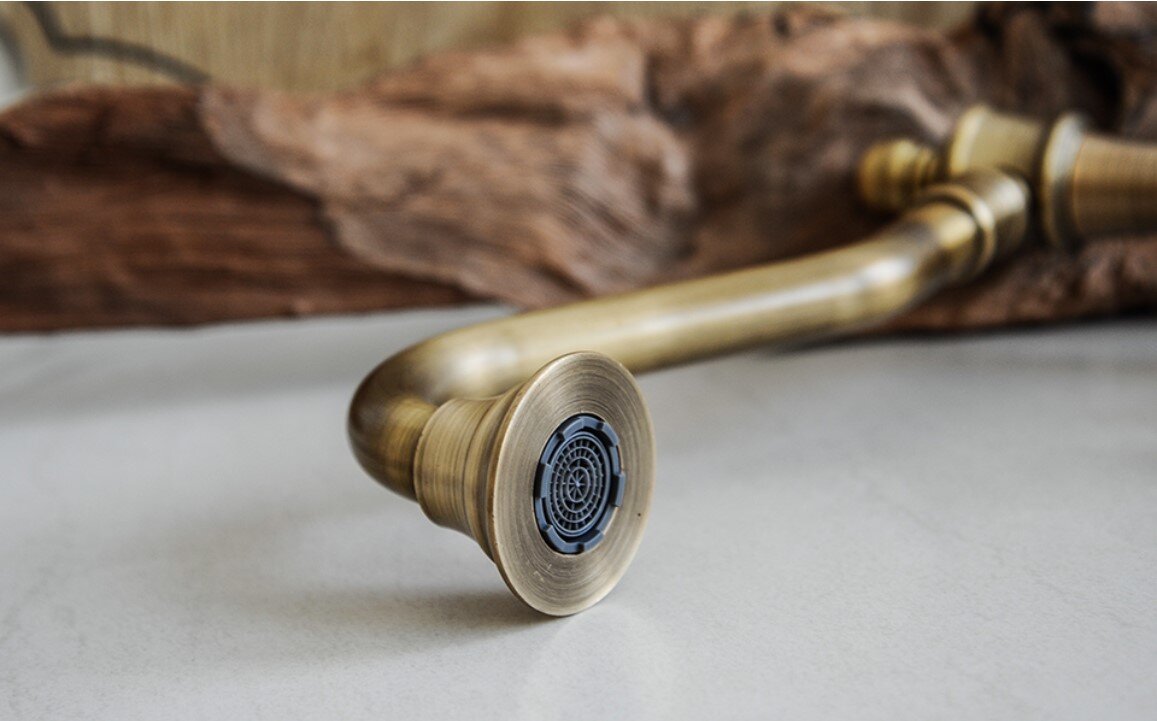 Vòi rửa bát nóng lạnh bằng đồng Kanly GCC06