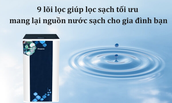 Máy lọc nước RO 9 lõi Kangaroo KG19G4MKVTU