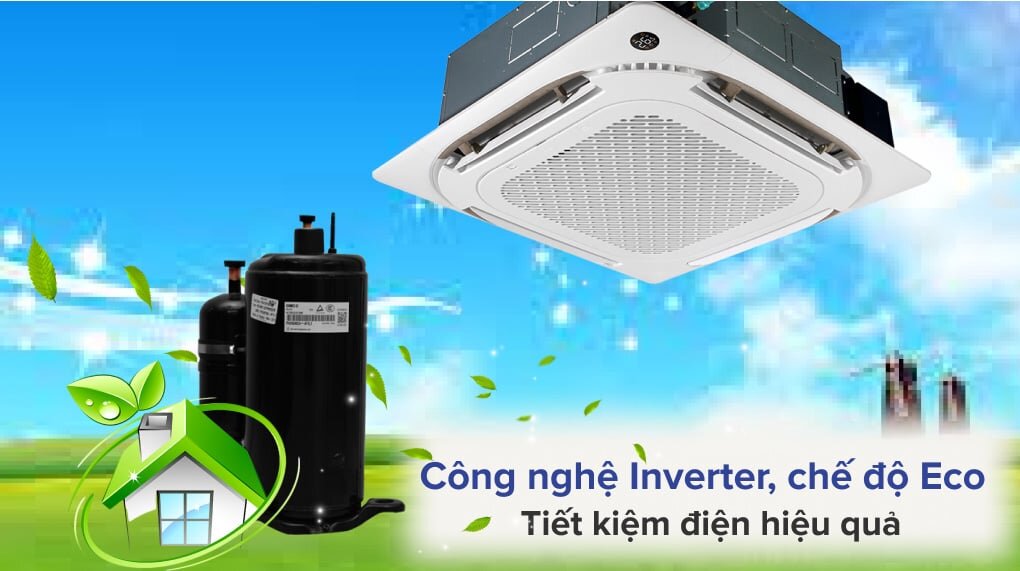 điều hòa Midea MCD1-18CRDN8 ứng dụng công nghệ Inverter hiện đại