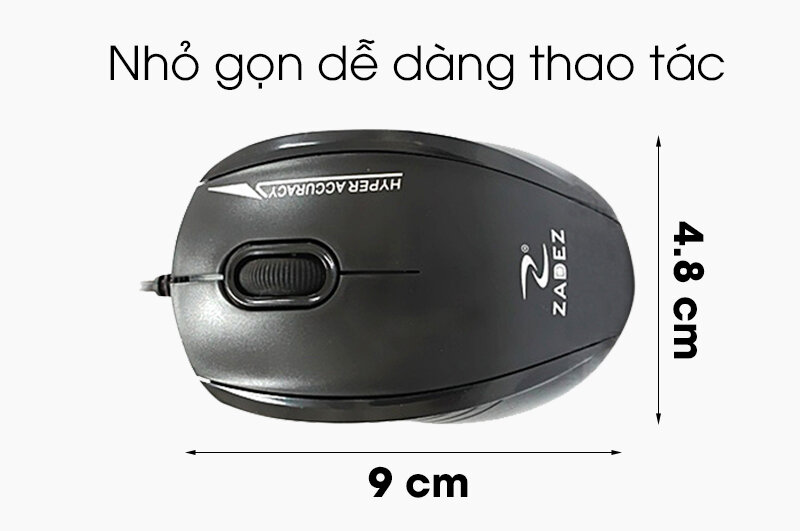 Chuột có dây Zadez M116 Đen