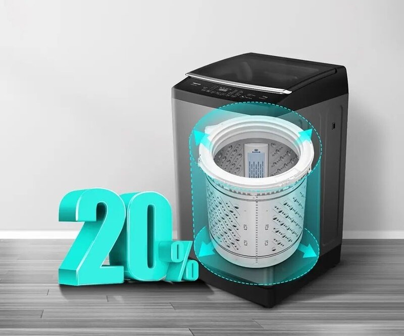 Máy giặt Hisense inverter 13kg WT5J1313DT lồng giặt