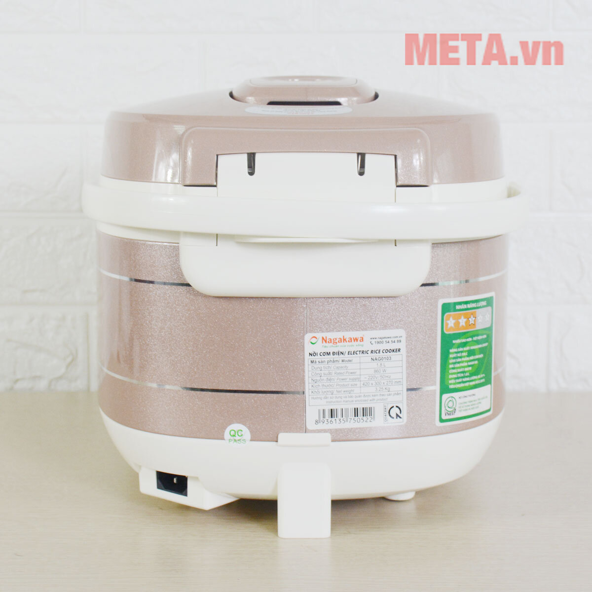 Nồi cơm điện tử Nagakawa NAG0103 (1,8 Lít)