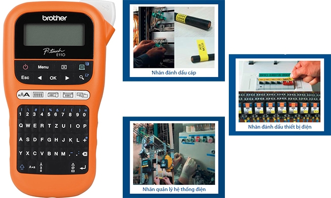 Một số ưu điểm vượt trội về tính năng, thiết kế của máy in nhãn Brother PT-E110