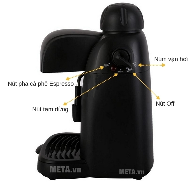 Máy pha cà phê Espresso Tiross TS620 Máy pha cà phê Espresso Tiross TS620