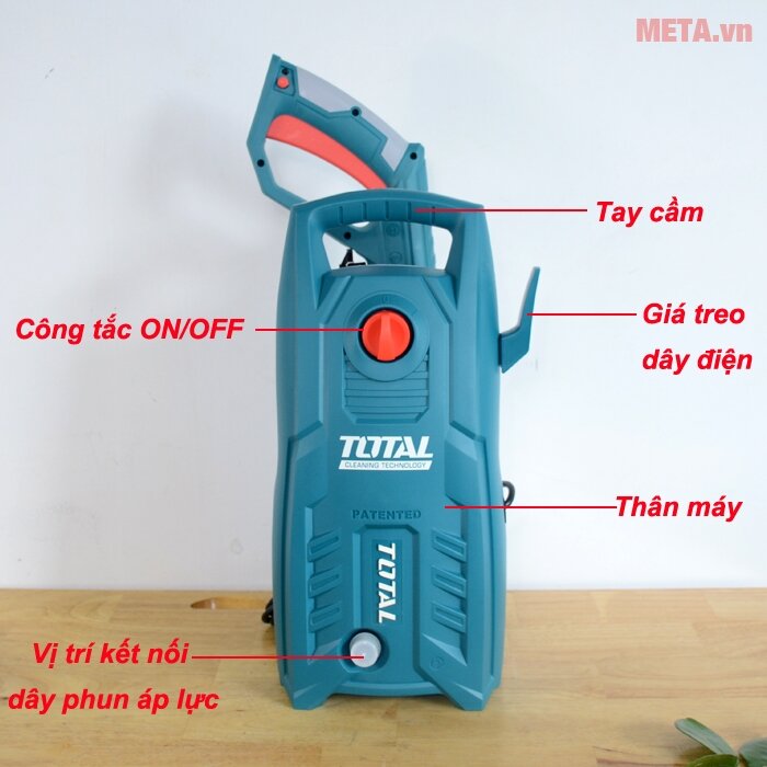 Máy phun xịt rửa áp lực cao Total TGT11316