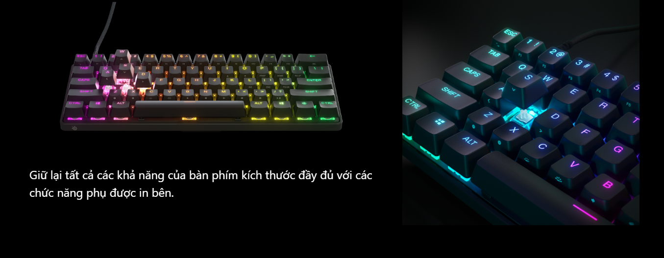 Bàn phím có dây Steelseries Apex Pro Mini US 6