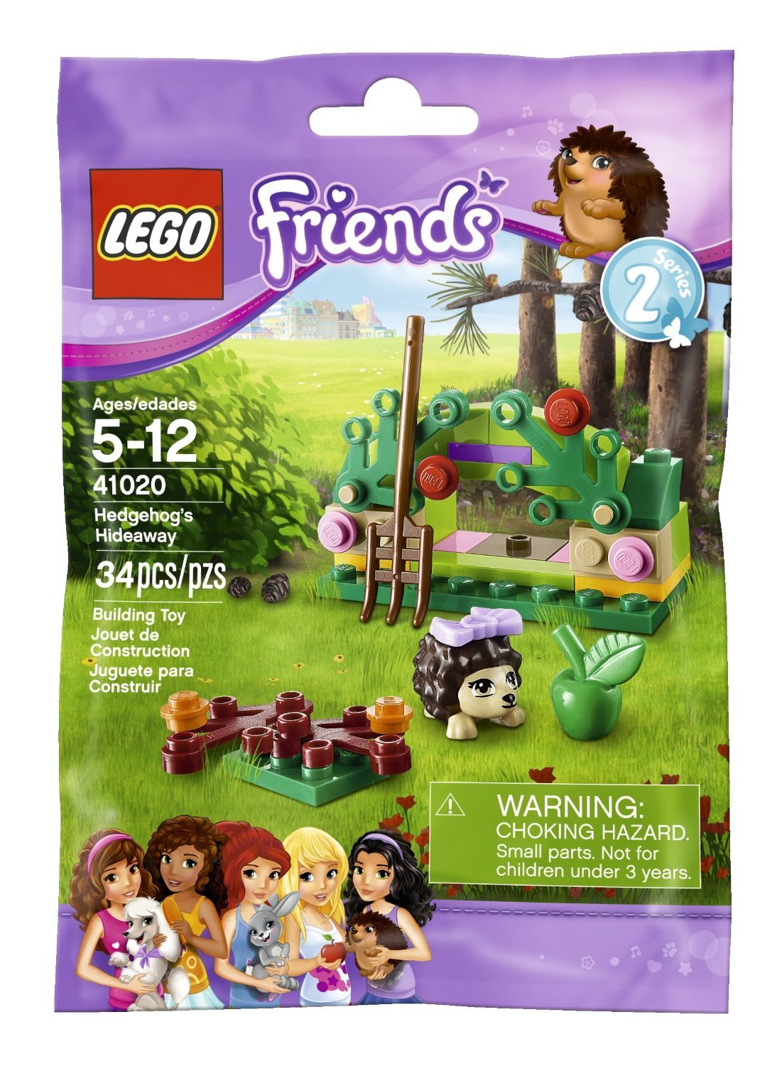  Đồ chơi Lego mô hình hang nhím Friends 41020