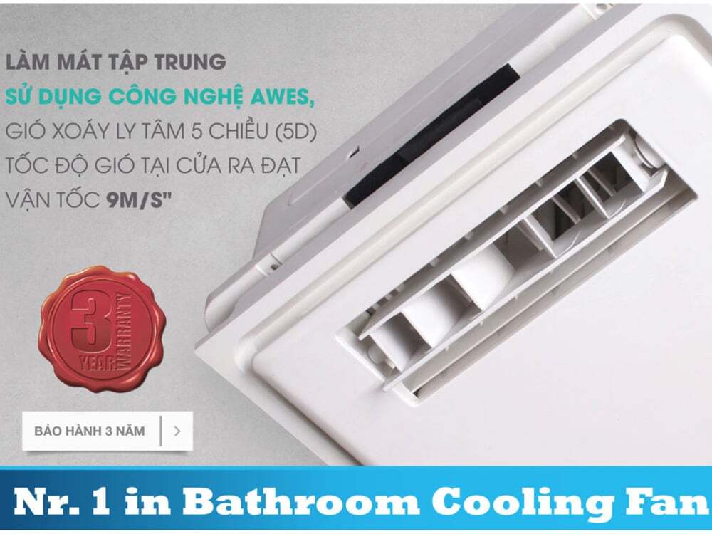 Khả năng làm mát tập trung thông minh Quạt mát âm trần điều khiển từ xa – H10R