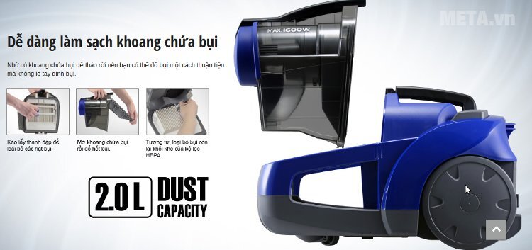 Máy hút bụi Panasonic MC-CL561AN46 - 2 lít