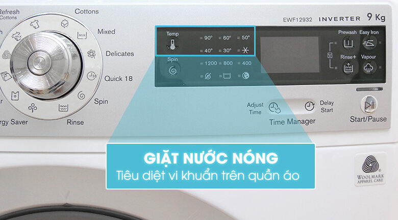 Máy giặt Electrolux Inverter 9 kg EWF12932 Máy giặt Electrolux Inverter 9 kg EWF12932