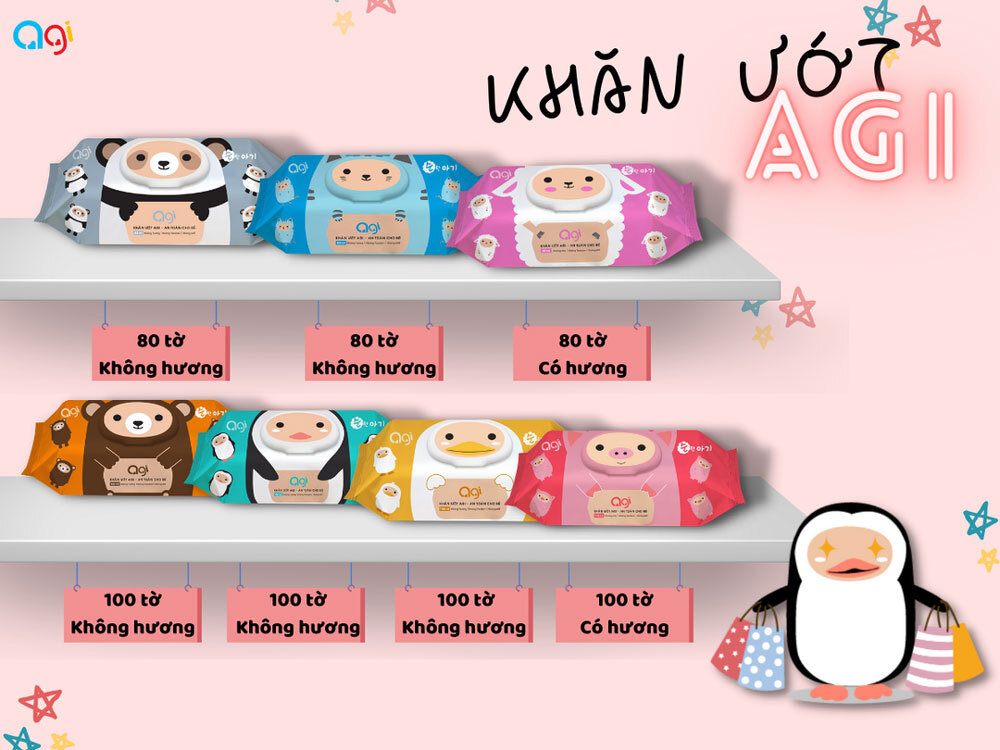 Khăn Ướt AGI hiện đã có mặt tại Hasaki với nhiều phân loại cho bạn lựa chọn.