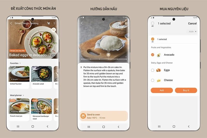Lò nướng Samsung NV7B41201AS/SV kết nối wifi