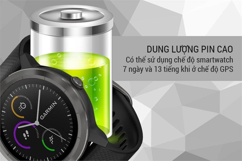 Đồng hồ thông minh Garmin Vivoactive 3 White 