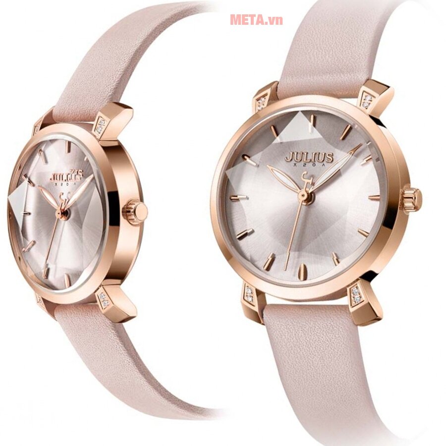 Đồng hồ nữ Hàn Quốc Julius JA-1158 dây da