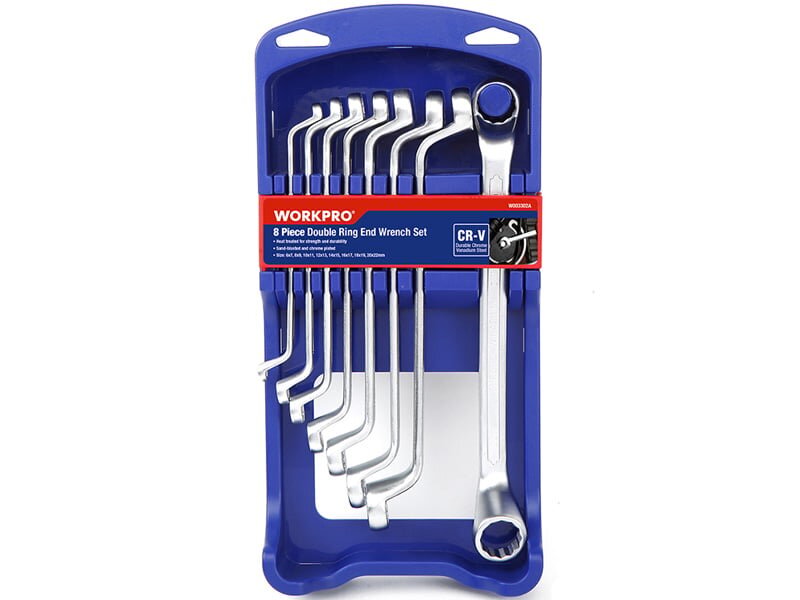 Bộ cờ lê hai đầu mở Workpro W003302 đi kèm khay đựng tiện lợi Bộ cờ lê hai đầu mở Workpro W003302